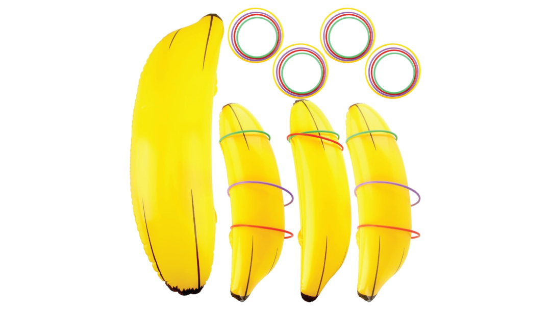 Get tossing your ring on a banana in this fun garden game.